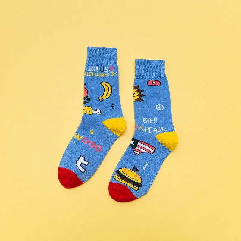Socks Women Asymmetry Woman Sock Cotton Cartoon Happy Colorful Standard Skateboard Sox Fashion Spring Winter Trendy Lady Meias
Socks Women Asymmetry Woman Sock Cotton Cartoon Happy Colorful Standard Skateboard Sox Fashion Spring Winter Trendy Lady Meias