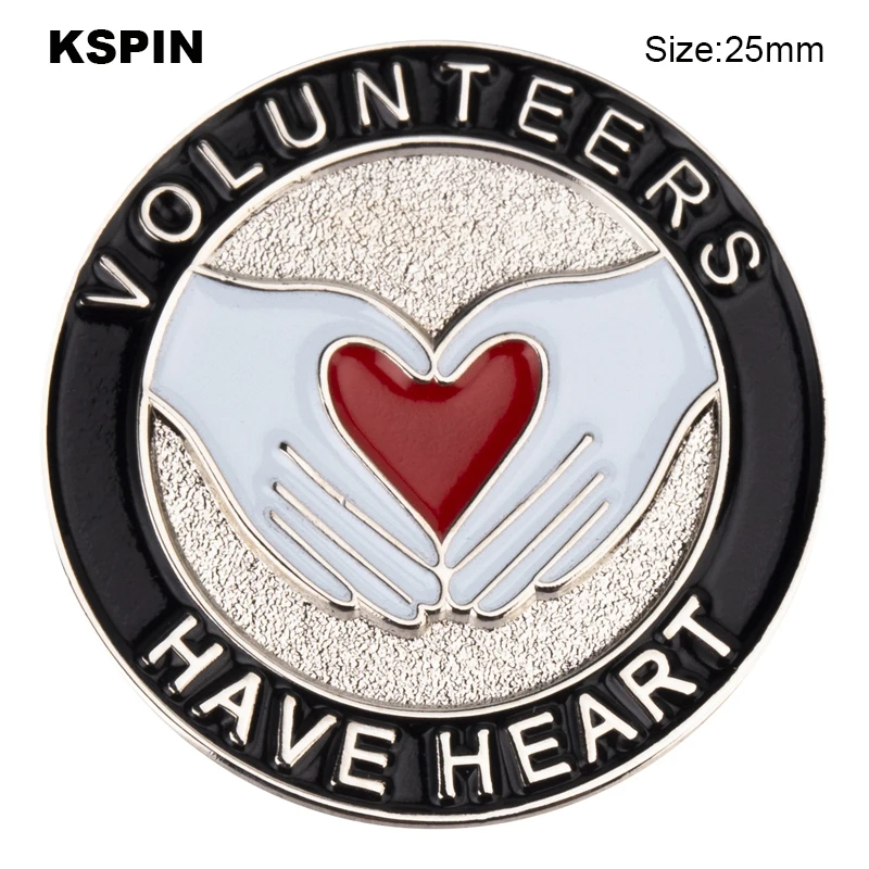 Volunteers Have Heart Badge Flag Brooch National Flag Lapel Pin International Travel Pins
Volunteers Have Heart Badge Flag Brooch National Flag Lapel Pin International Travel Pins