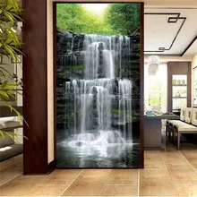 Waterfall Landscape large size diy Diamond Painting Cross Stitch 5d Embroidery Mosaic feng shui Picture Decoration,natural view