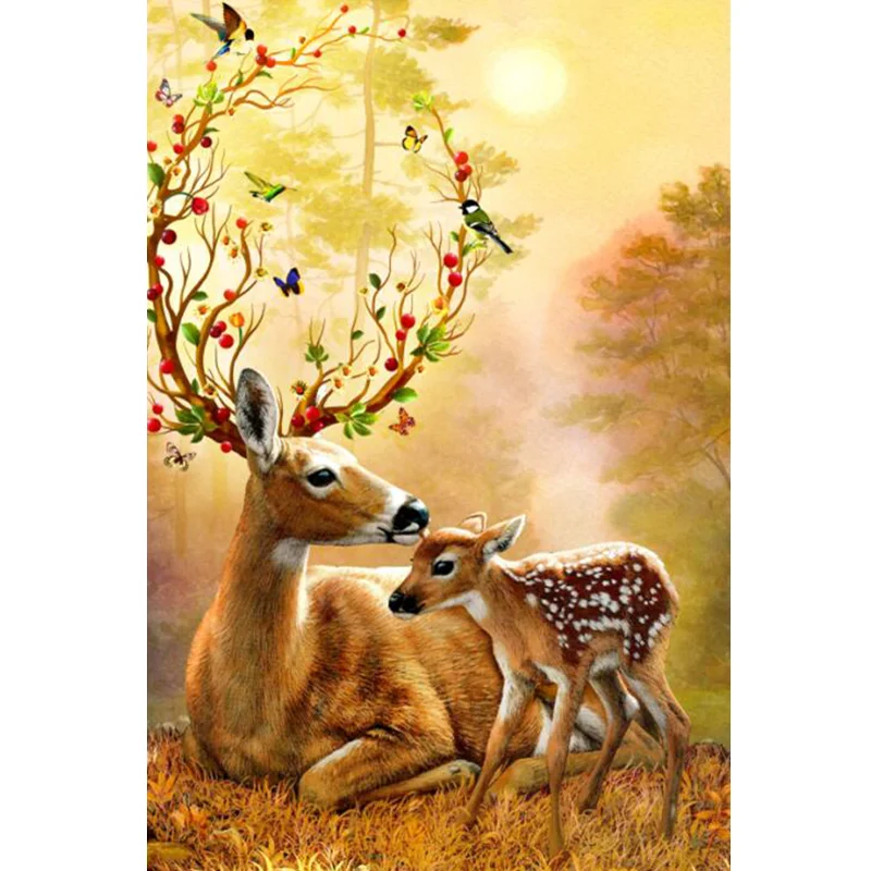 5D DIY Diamond Painting Sika Deer "Mother Love" Animal Family Wall Handmade Art Christmas Home Decoration Mosaic Painting
5D DIY Diamond Painting Sika Deer "Mother Love" Animal Family Wall Handmade Art Christmas Home Decoration Mosaic Painting