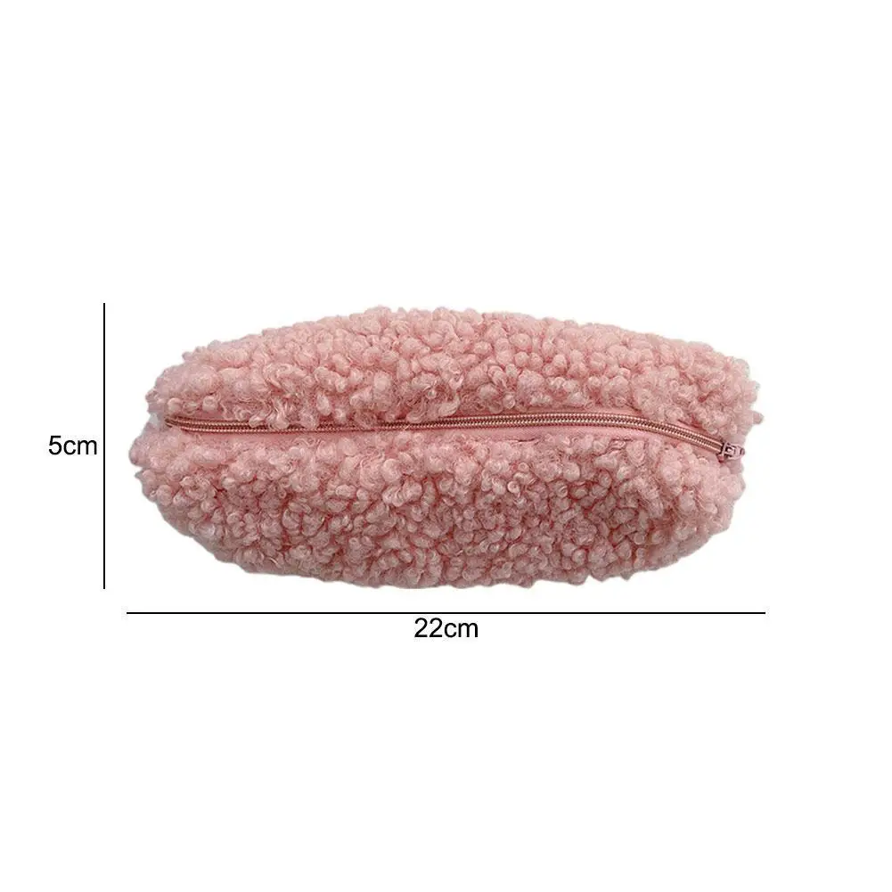 1pcs lambswool pencil case pen plush kawaii zipper bag cosmetics make up organizer bag school office stationery supplies
1pcs lambswool pencil case pen plush kawaii zipper bag cosmetics make up organizer bag school office stationery supplies