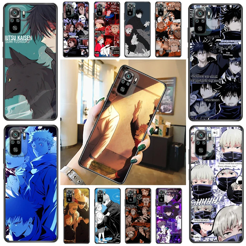 Jujutsu Kaisen Satoru Gojo Sukuna Yuji Itadori Fushiguro Megumi Phone Case For Xiaomi Redmi Note 10 Pro 10T 5G 10S Back Cover
Jujutsu Kaisen Satoru Gojo Sukuna Yuji Itadori Fushiguro Megumi Phone Case For Xiaomi Redmi Note 10 Pro 10T 5G 10S Back Cover
