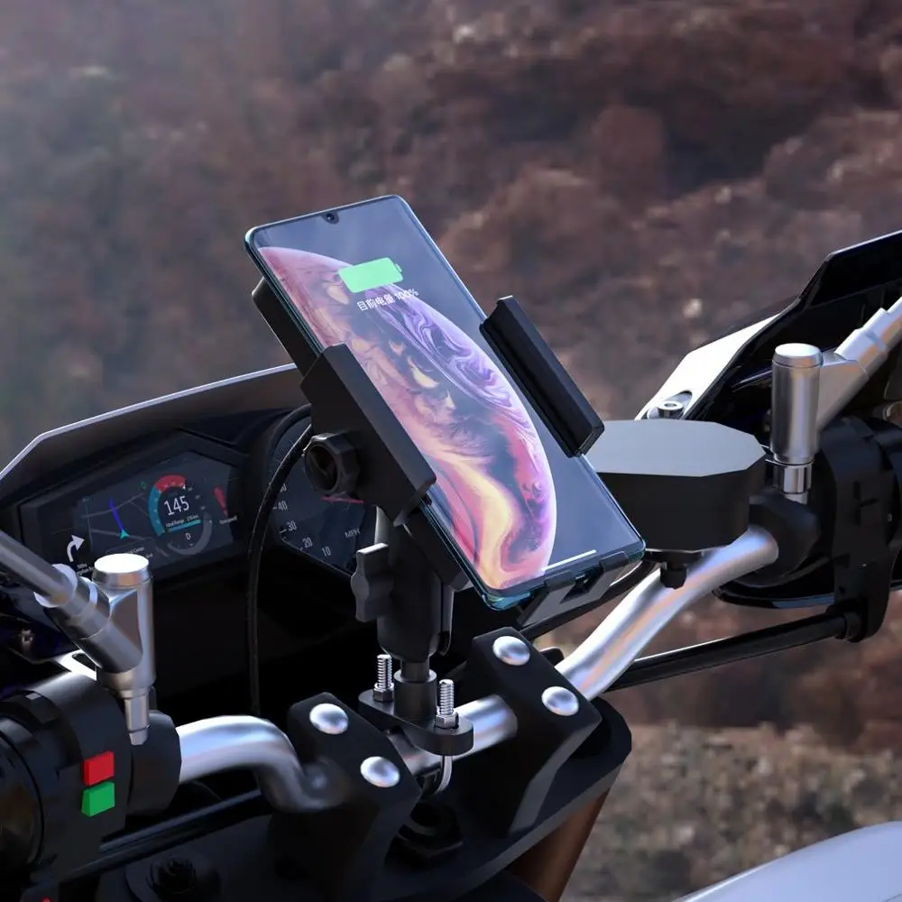 Motorcycle Wireless Fast Charging Mobile Phone Holder Electric Vehicle Mobile Phone Navigation Bracket
Motorcycle Wireless Fast Charging Mobile Phone Holder Electric Vehicle Mobile Phone Navigation Bracket