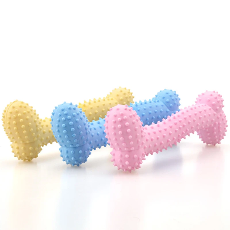 Dog Bone With Thorns Molar Chew Toy Rubber TPR Material Bite Resistant Training Supplies
Dog Bone With Thorns Molar Chew Toy Rubber TPR Material Bite Resistant Training Supplies