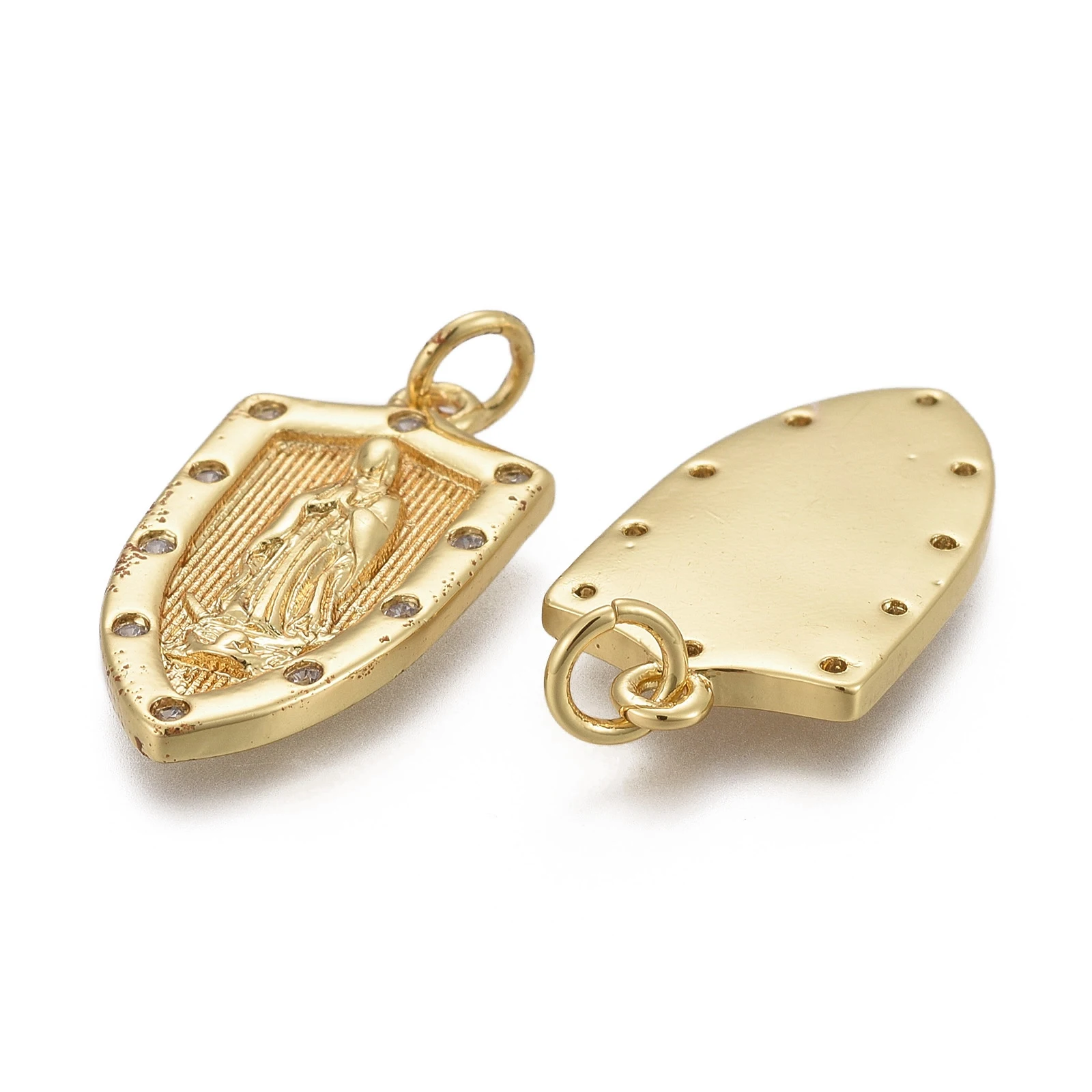 5Pcs Religious Gold God Mother Virgin Mary Pendants Charms With Jump Rings Zircon Charm For Necklace Christian Prayer Jewelry
5Pcs Religious Gold God Mother Virgin Mary Pendants Charms With Jump Rings Zircon Charm For Necklace Christian Prayer Jewelry