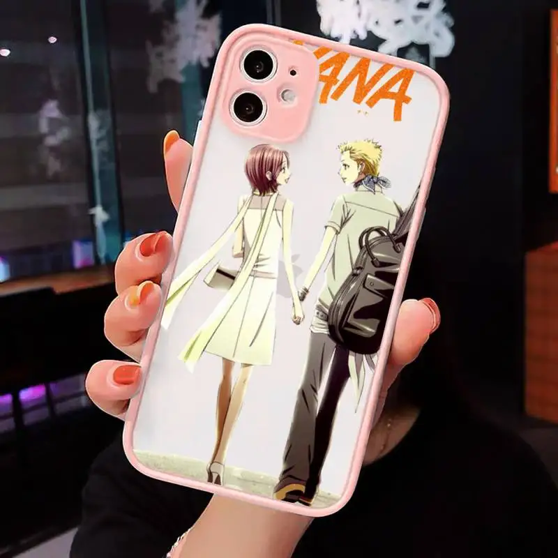 Oosaki Nana anime cartoon movie Phone Case Matte Transparent for iPhone 7 8 11 12 s mini pro X XS XR MAX Plus cover funda
Oosaki Nana anime cartoon movie Phone Case Matte Transparent for iPhone 7 8 11 12 s mini pro X XS XR MAX Plus cover funda