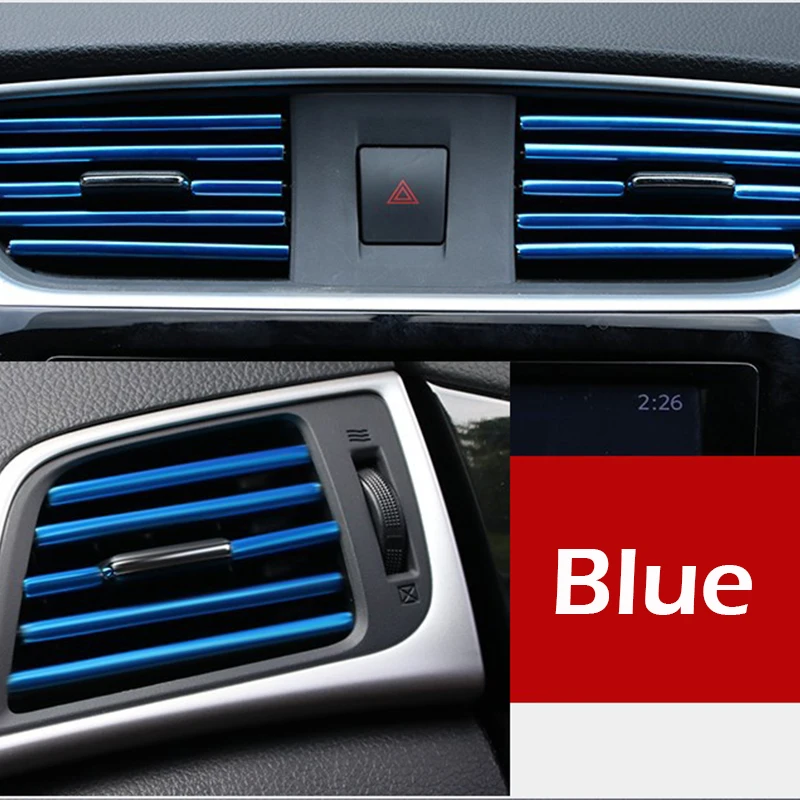 Car-styling Plating Air Outlet Trim Strip for Audi A3 8L 8P A4 B6 B7 B8 A6 C5 C6 4F RS3 Q3 Q7 TT | Автомобили и мотоциклы