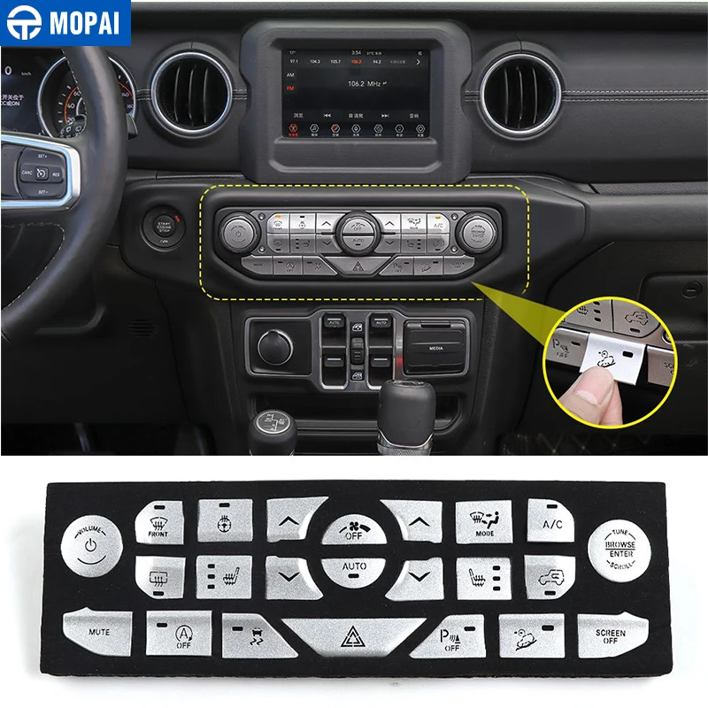MOPAI Декоративные наклейки для салона Jeep JL, декоративные наклейки для Jeep Wrangler JL 2018 + автомобильные аксессуары
MOPAI Декоративные наклейки для салона Jeep JL, декоративные наклейки для Jeep Wrangler JL 2018 + автомобильные аксессуары