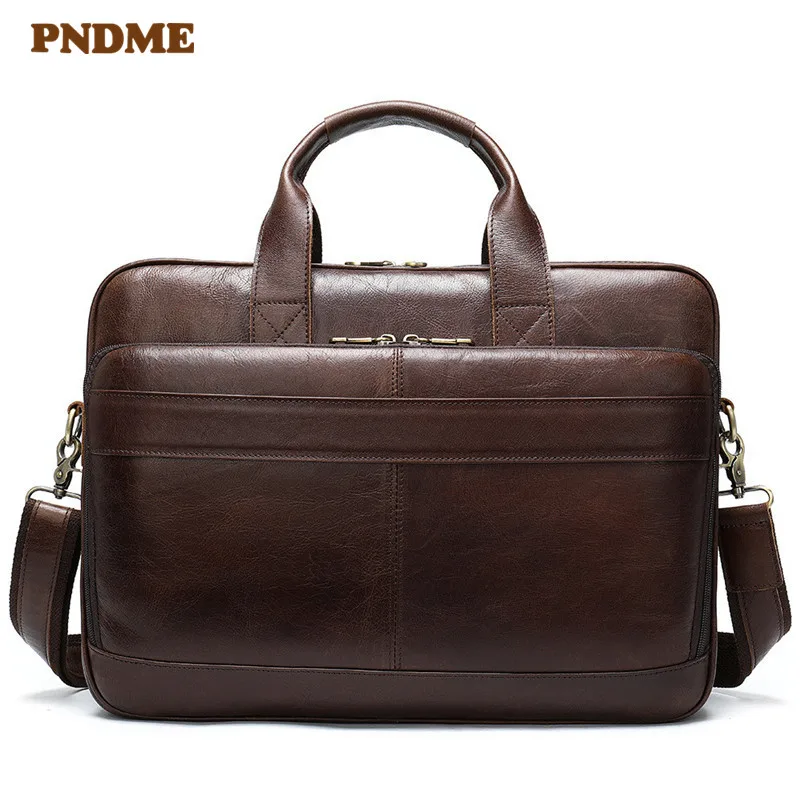 Деловой Винтажный Мужской портфель из натуральной воловьей кожи, сумка-мессенджер через плечо для ноутбука 15,6 дюйма, сумка из натуральной к... 
Деловой Винтажный Мужской портфель из натуральной воловьей кожи, сумка-мессенджер через плечо для ноутбука 15,6 дюйма, сумка из натуральной к...