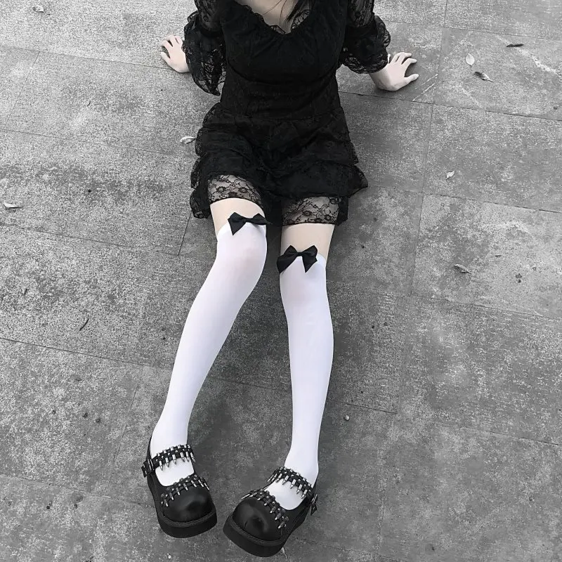 Sexy Women's Hosiery Bow Stay Up Thigh High Silk Stockings Hose Ladies Sweet Bow Stockings Pantyhose
Sexy Women's Hosiery Bow Stay Up Thigh High Silk Stockings Hose Ladies Sweet Bow Stockings Pantyhose