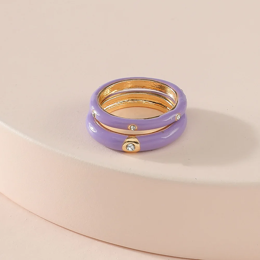 2pcs New Korean Minimalist Individuality Irregular Geometric Twist Color Drip Glaze Rings for Women Girls Party Jewelry Party
2pcs New Korean Minimalist Individuality Irregular Geometric Twist Color Drip Glaze Rings for Women Girls Party Jewelry Party