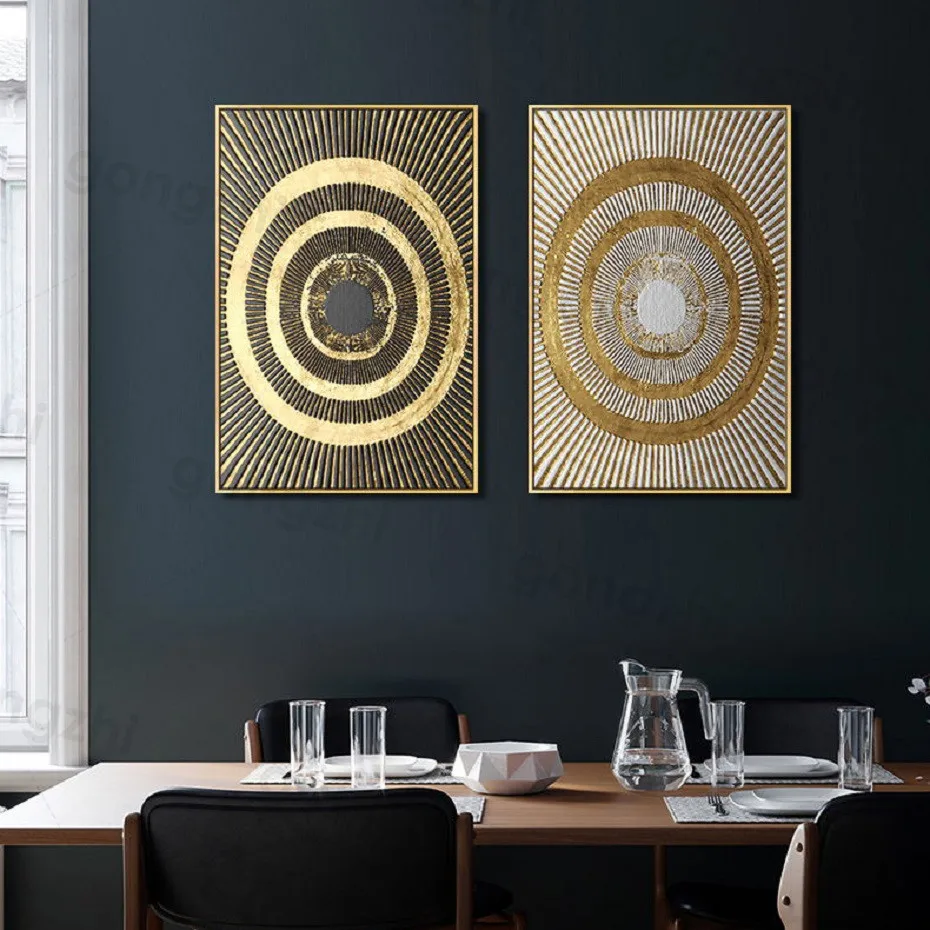 Abstract Nordic Wall Poster Geometric Circle Pattern Golden Art Canvas Painting Print Picture Living Room Home Decoration Mural
Abstract Nordic Wall Poster Geometric Circle Pattern Golden Art Canvas Painting Print Picture Living Room Home Decoration Mural