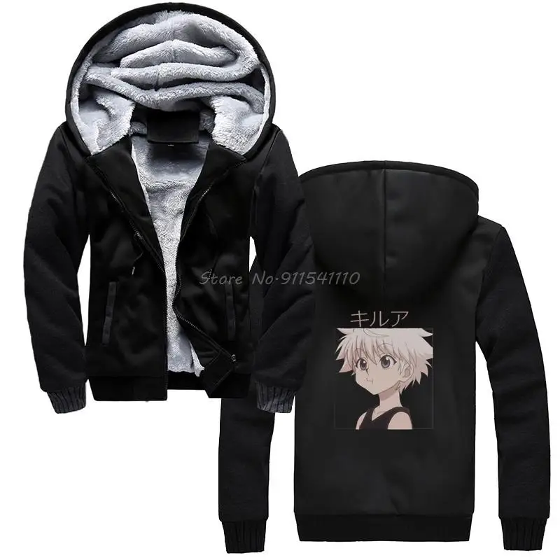 Мужская толстовка с капюшоном Hunter X Hunter, зимняя толстовка с капюшоном в стиле аниме манга, Killua Zoldyck, уличная одежда
Мужская толстовка с капюшоном Hunter X Hunter, зимняя толстовка с капюшоном в стиле аниме манга, Killua Zoldyck, уличная одежда