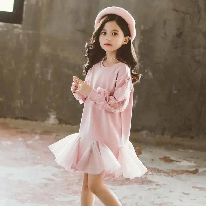 Lace Princess Dress for Kids Girls Winter Plus Velvet Sweatshirt Dresses Children Christmas Clothes Long Sleeve Dress Girl Fall
Lace Princess Dress for Kids Girls Winter Plus Velvet Sweatshirt Dresses Children Christmas Clothes Long Sleeve Dress Girl Fall