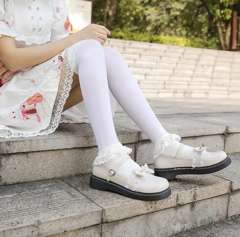 Kawaii Girls Princess Lolita JK School Leather Single Shoes Anime Party Cosplay Women Japanese Style Academy Lace Bow Doll Shoes
Kawaii Girls Princess Lolita JK School Leather Single Shoes Anime Party Cosplay Women Japanese Style Academy Lace Bow Doll Shoes