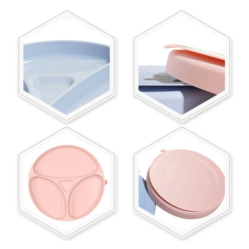 Baby Feeding Bowl Non-slip Silicone Suction Divided Anti-Hot Training Plate Dish A2UB
Baby Feeding Bowl Non-slip Silicone Suction Divided Anti-Hot Training Plate Dish A2UB