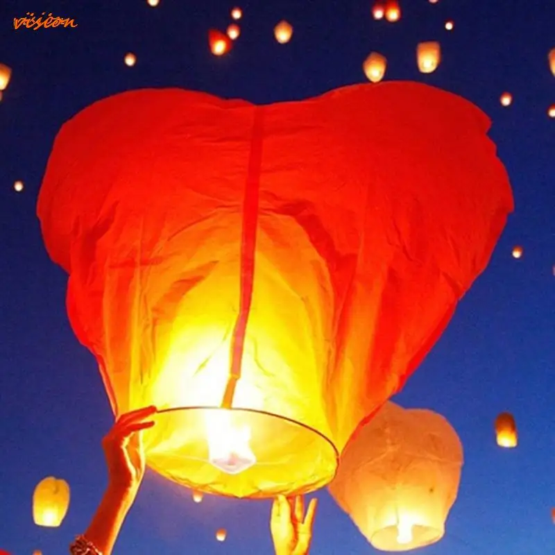 Chinese Paper Wishing Lanterns Fly Candle Lamps Christmas Party Wedding New Year Decoration Air Kongming Lantern Wishing Lamp
Chinese Paper Wishing Lanterns Fly Candle Lamps Christmas Party Wedding New Year Decoration Air Kongming Lantern Wishing Lamp