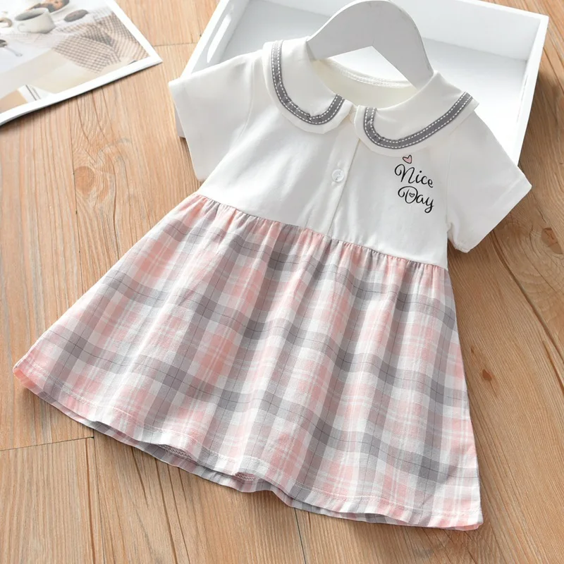 OHMETOY Children Dress Spring Summer Turn-Down Collar Kids Clothes Fashion Toddler Baby Girls Clothing Summer Dress Girl
OHMETOY Children Dress Spring Summer Turn-Down Collar Kids Clothes Fashion Toddler Baby Girls Clothing Summer Dress Girl