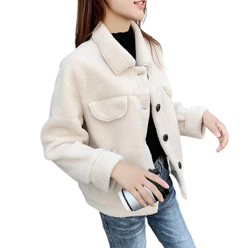 MISSKY New Women Autumn Winter Women Coat Jacket Solid Color Short Style Casual Artificial Hair Loose Coat Female Tops
MISSKY New Women Autumn Winter Women Coat Jacket Solid Color Short Style Casual Artificial Hair Loose Coat Female Tops