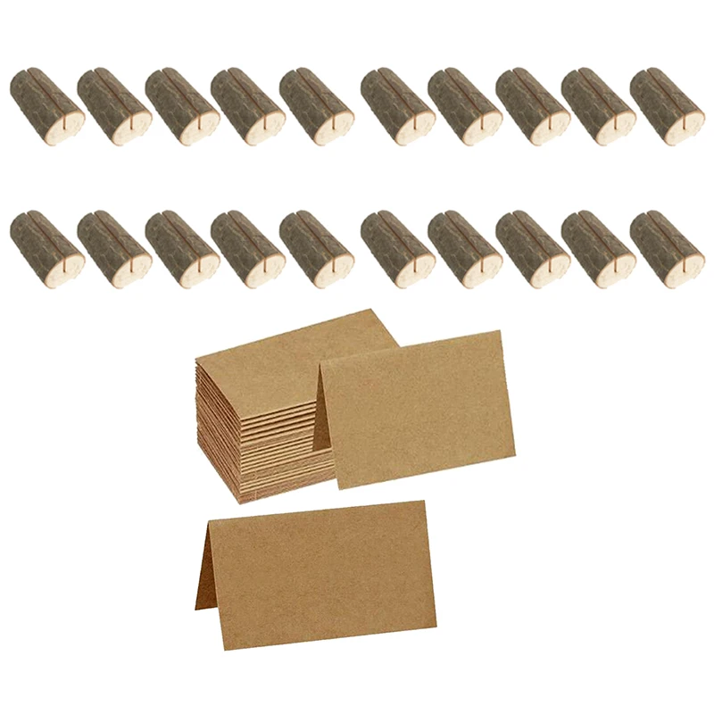 60 Pcs Rustic Wood Place Card Holders Wooden Table Numbers Holder Stand Wooden Bark Memo Holder Card Picture Note Clip
60 Pcs Rustic Wood Place Card Holders Wooden Table Numbers Holder Stand Wooden Bark Memo Holder Card Picture Note Clip