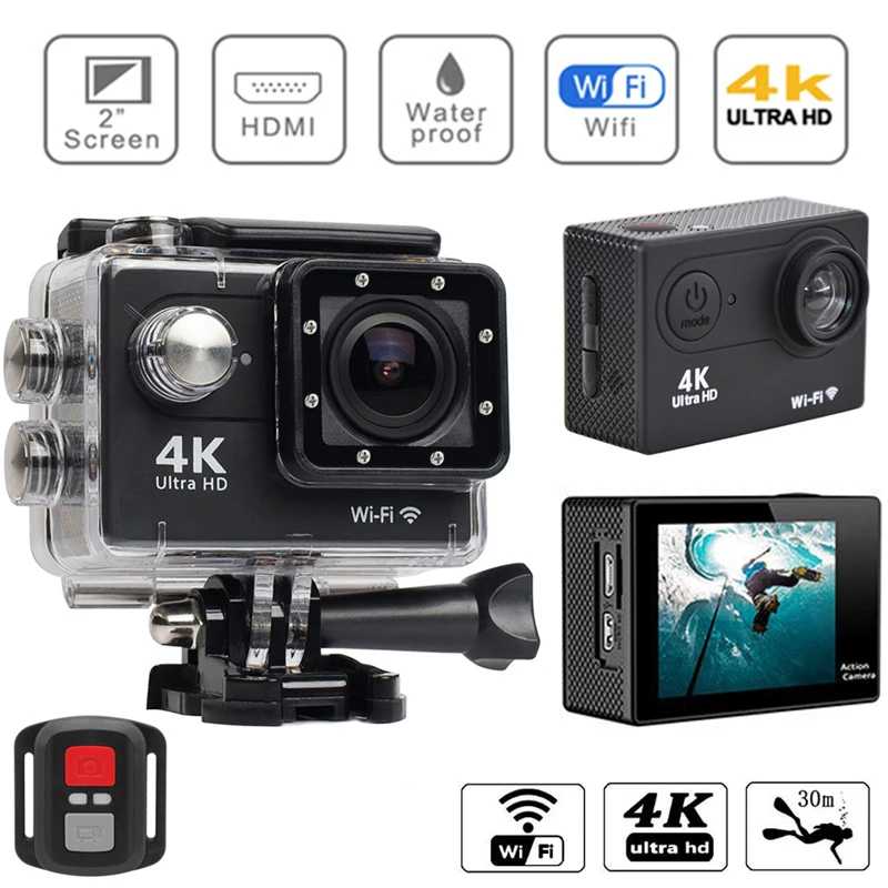 Ultra HD 4K/30fps Original H9 Action Camera WiFi 2.0inch 170D Waterproof Helmet Sport Cam Waterproof Video Recording Cameras
Ultra HD 4K/30fps Original H9 Action Camera WiFi 2.0inch 170D Waterproof Helmet Sport Cam Waterproof Video Recording Cameras