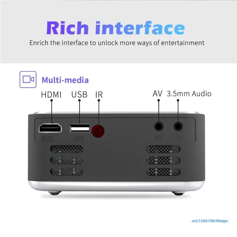 T20 Mini Projector 320*240 Pixels Supports 1080P USB Mini Beamer Home Media Player Video Projector Kids Gift
T20 Mini Projector 320*240 Pixels Supports 1080P USB Mini Beamer Home Media Player Video Projector Kids Gift