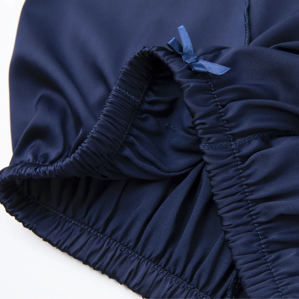 Satin 2PCS Sleepwear Strap Cami&Shorts Suit Women Sexy Home Clothes Summer Stripe Pajamas With Lace Thin Nightwear Lounge Wear
Satin 2PCS Sleepwear Strap Cami&Shorts Suit Women Sexy Home Clothes Summer Stripe Pajamas With Lace Thin Nightwear Lounge Wear