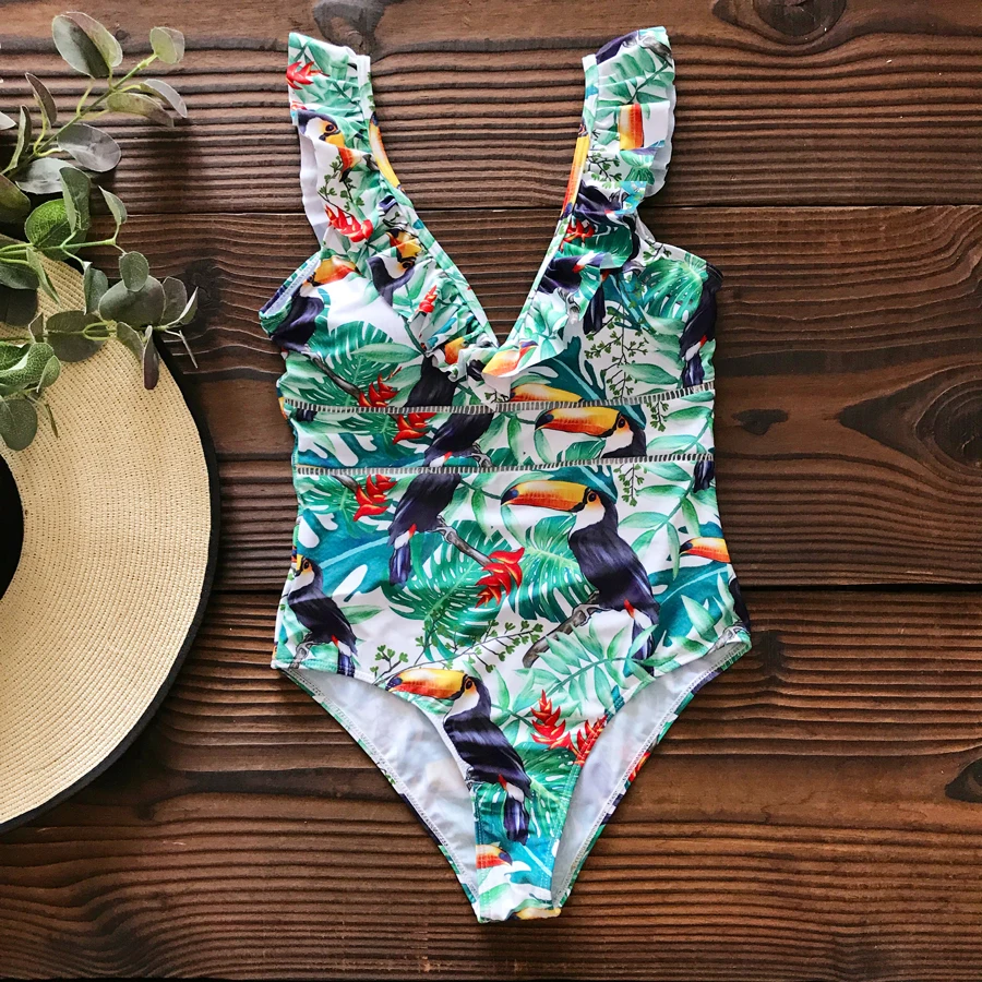 2019 Sexy One Piece Swimwear Women Swimsuit Floral Bathing Suit Cross Backless Beach Wear Padded Bodysuit Monokini Female
2019 Sexy One Piece Swimwear Women Swimsuit Floral Bathing Suit Cross Backless Beach Wear Padded Bodysuit Monokini Female