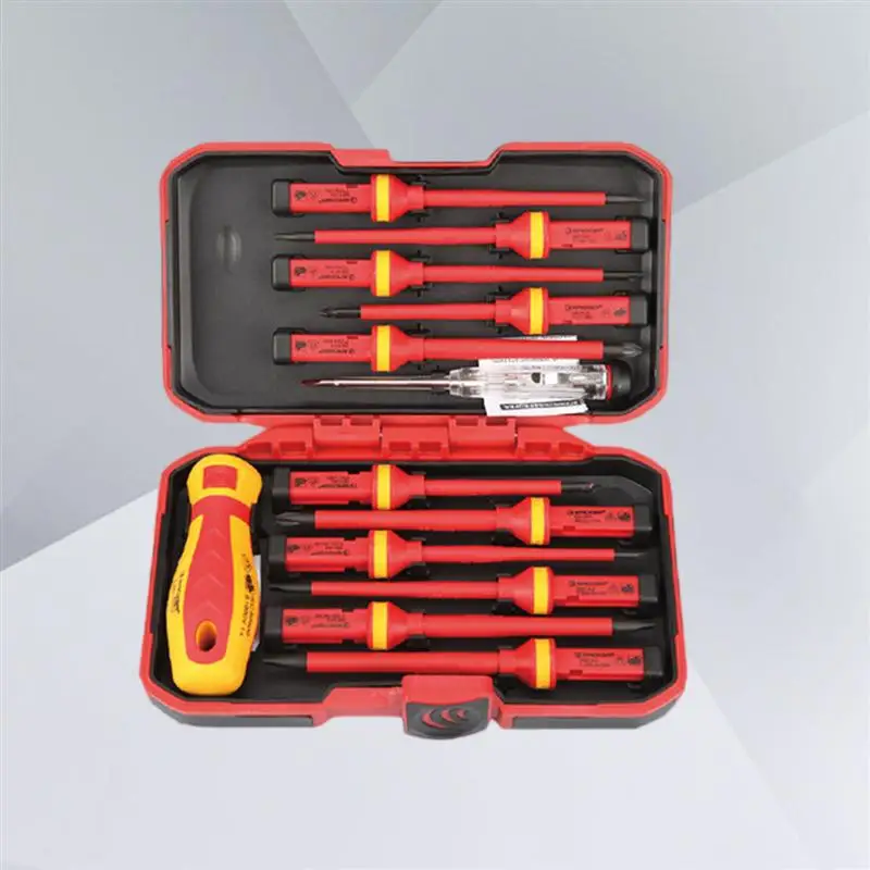 13pcs 1000V Insulated Screwdrivers Set and Magnetic Slotted Pozidriv Torx Bits Electrician Tools Hand Tools
13pcs 1000V Insulated Screwdrivers Set and Magnetic Slotted Pozidriv Torx Bits Electrician Tools Hand Tools