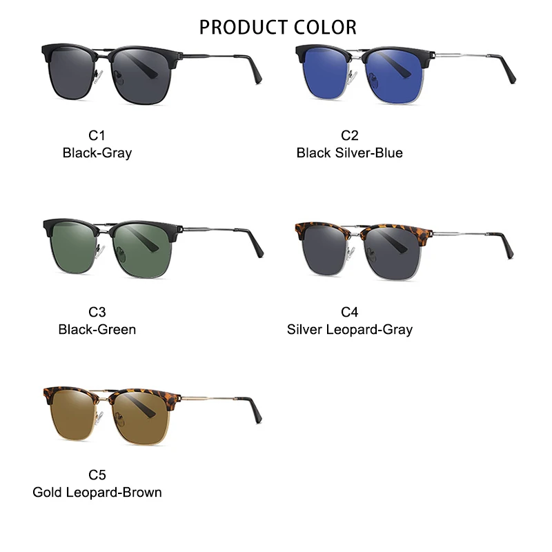 ROYAL GIRL Square Polarized Sunglasses For Men Ultralight Acetate Flexible Frame UV400 Anti-glare Sun Glasses Women Male SS331
ROYAL GIRL Square Polarized Sunglasses For Men Ultralight Acetate Flexible Frame UV400 Anti-glare Sun Glasses Women Male SS331