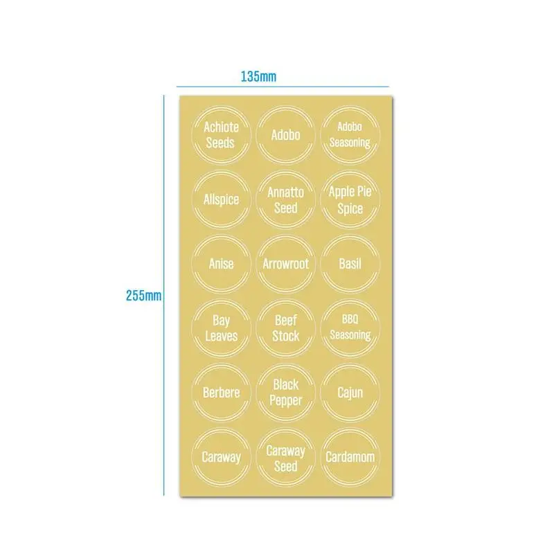 144/274/132pcs Kitchen Jars Bottle Container Label Food Clear Food Various Stickers Labels Label Jar Spice Stickers For Pan B2Z3
144/274/132pcs Kitchen Jars Bottle Container Label Food Clear Food Various Stickers Labels Label Jar Spice Stickers For Pan B2Z3