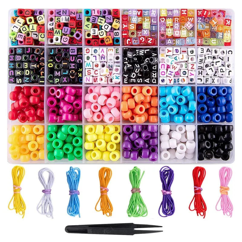 1009PCS Color Set Acrylic Letters Beaded With Plastic Storage Box Suitable For DIY Jewelry Making
1009PCS Color Set Acrylic Letters Beaded With Plastic Storage Box Suitable For DIY Jewelry Making