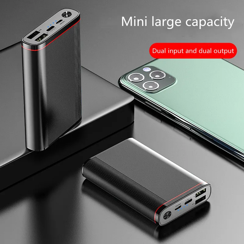 Mini Power Bank 10000mAh Dual USB Output Portable Mini powerbank Mobile Phone External Battery Charger Phone Auxiliary Battery
Mini Power Bank 10000mAh Dual USB Output Portable Mini powerbank Mobile Phone External Battery Charger Phone Auxiliary Battery