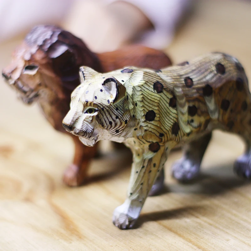 Modern Abstract Lion King Wood Carving Statue Ornaments Home Decoration Accessories Gift Solid Wood Lion Sculpture
Modern Abstract Lion King Wood Carving Statue Ornaments Home Decoration Accessories Gift Solid Wood Lion Sculpture