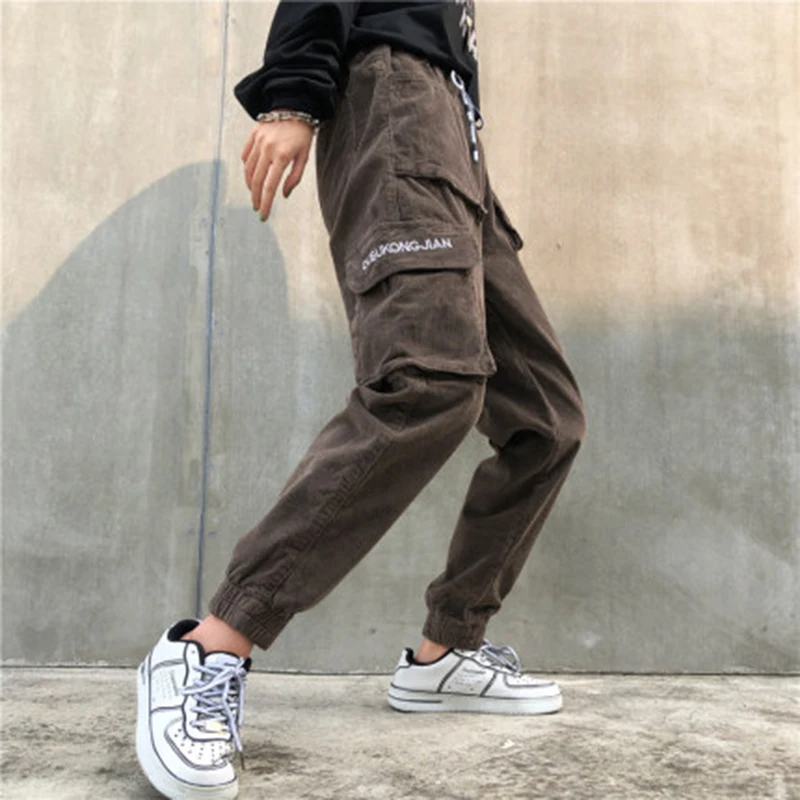 Women's casual fall and winter corduroy Nine points pants elastic warm Straight high waist Beam feet pants loose Overalls
Women's casual fall and winter corduroy Nine points pants elastic warm Straight high waist Beam feet pants loose Overalls