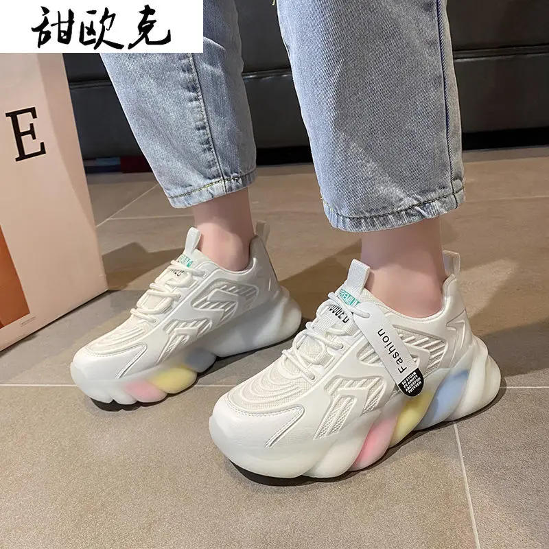 2021 Fashion Women's Shoes Mesh Lace-up Sneakers Women's Comfortable Breathable Casual Shoes Colorful Non-slip Platform Shoes
2021 Fashion Women's Shoes Mesh Lace-up Sneakers Women's Comfortable Breathable Casual Shoes Colorful Non-slip Platform Shoes