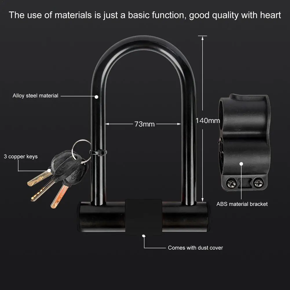 Universal Anti-Theft Bike Bicycle Lock Stainless Steel U LockFor Castle Motorcycle Cycle Mtb Bike Security Lock With 2 Key
Universal Anti-Theft Bike Bicycle Lock Stainless Steel U LockFor Castle Motorcycle Cycle Mtb Bike Security Lock With 2 Key