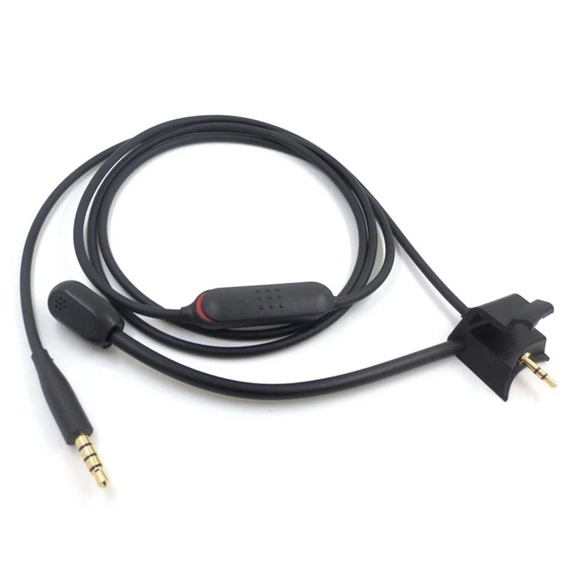 Replacement Audio Cable for QC 35 II QC35 QC35II Headphones with External Microphone Mic Mute Switch Earphone Line
Replacement Audio Cable for QC 35 II QC35 QC35II Headphones with External Microphone Mic Mute Switch Earphone Line