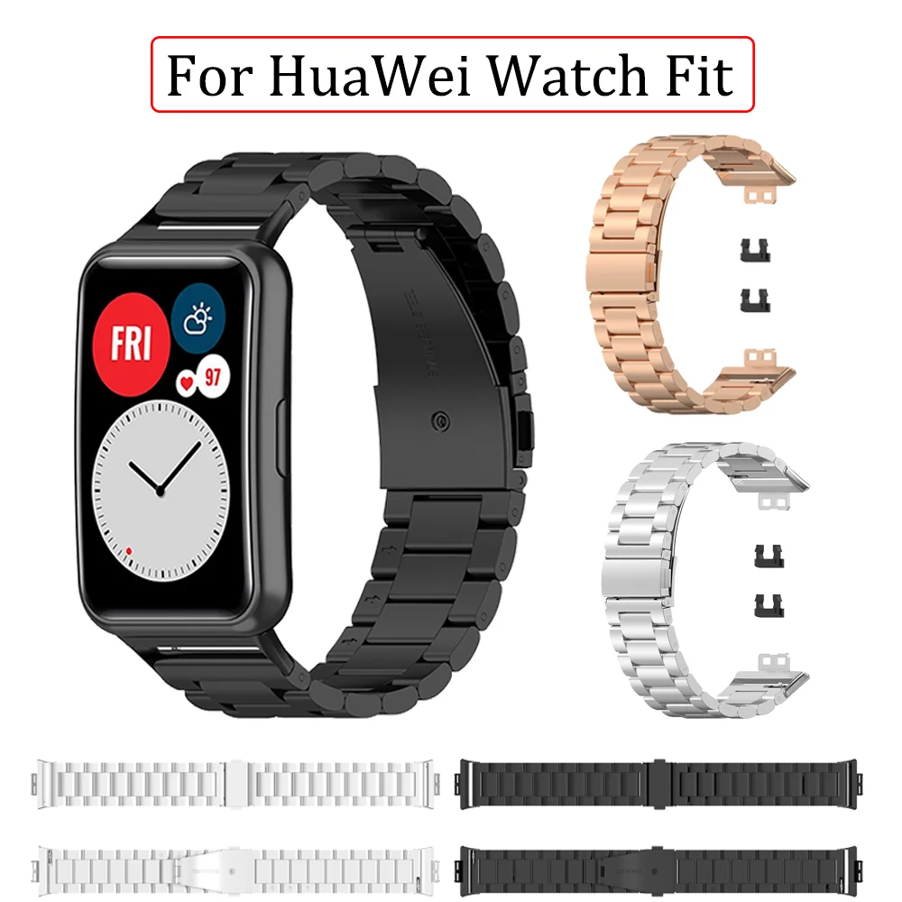 Metal Watchband Band For Huawei Watch Fit smart AccessoriesStainless Steel Bracelet Strap Adapter For huawei fit smart watch
Metal Watchband Band For Huawei Watch Fit smart AccessoriesStainless Steel Bracelet Strap Adapter For huawei fit smart watch