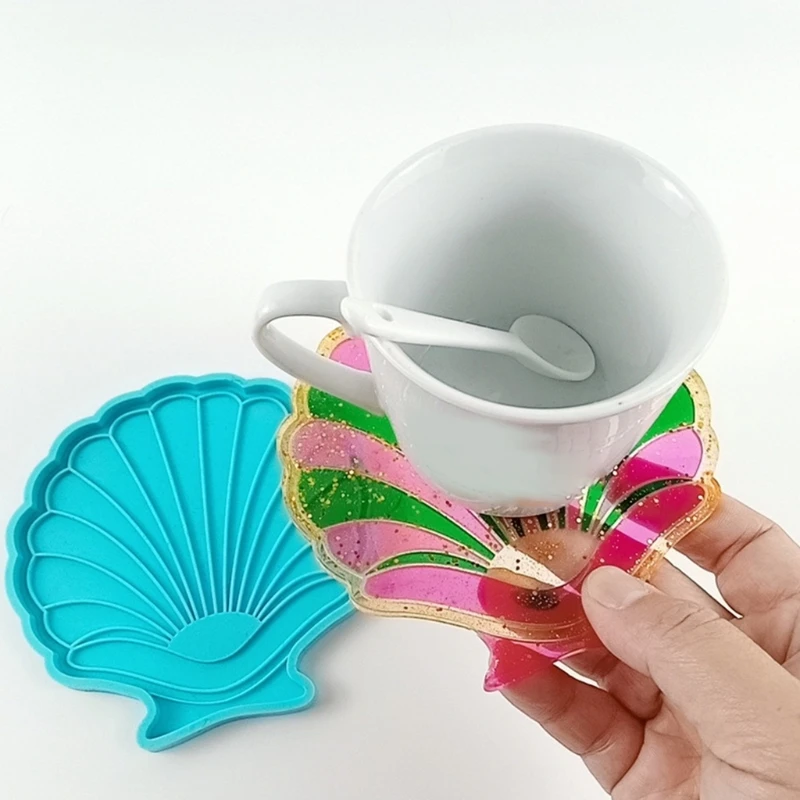 Shell Shape Coaster Epoxy Resin Mold Cup Mat Pad Silicone Mould DIY Crafts Decorations Ornaments Casting Tools J60E
Shell Shape Coaster Epoxy Resin Mold Cup Mat Pad Silicone Mould DIY Crafts Decorations Ornaments Casting Tools J60E