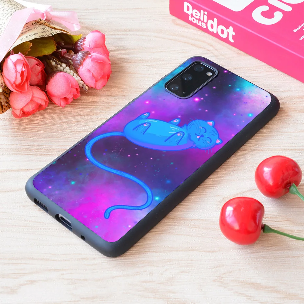 

For Samsung Galaxy Kyle The Space Cat Print Soft Matt Phone Case