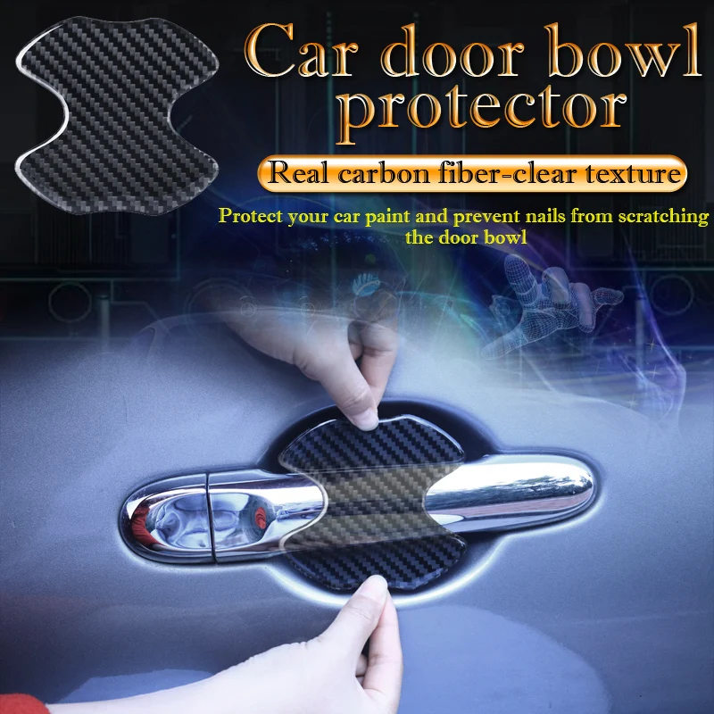 Car Door Handle Scratches Protector Films For Universal Auto Real Carbon Fiber Stickers Exterior Decorative Accessories
Car Door Handle Scratches Protector Films For Universal Auto Real Carbon Fiber Stickers Exterior Decorative Accessories