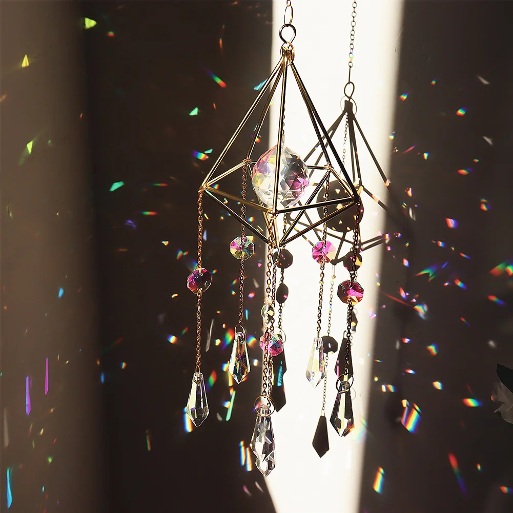Crystal Windchimes Star Moon Pendant Hexagon Prisms Sun Light Catcher Garden Window Wedding Hanging Drop Home Decor Wind Chime
Crystal Windchimes Star Moon Pendant Hexagon Prisms Sun Light Catcher Garden Window Wedding Hanging Drop Home Decor Wind Chime