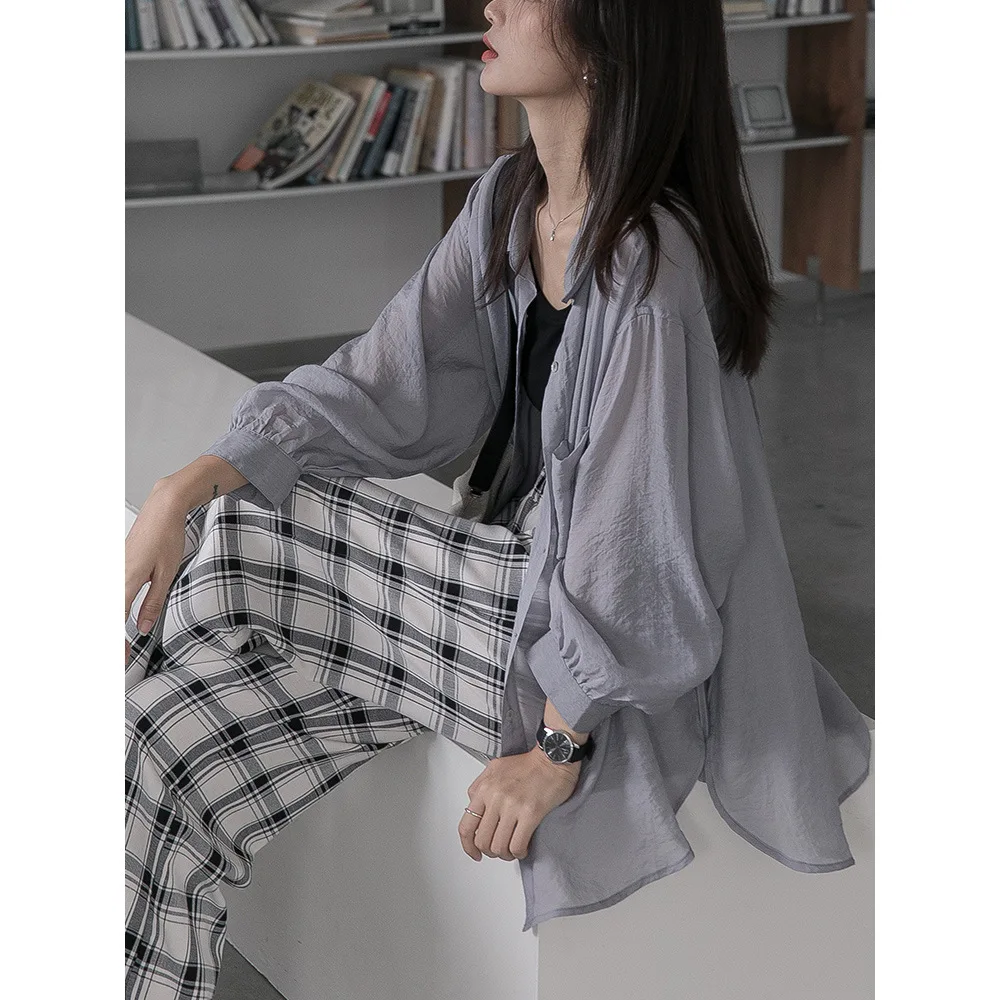 Sun Protection Clothing Shirt for Women 2021 Spring and Summer New Thin Long Sleeve Design Loose Blouse Cardigan Top
Sun Protection Clothing Shirt for Women 2021 Spring and Summer New Thin Long Sleeve Design Loose Blouse Cardigan Top