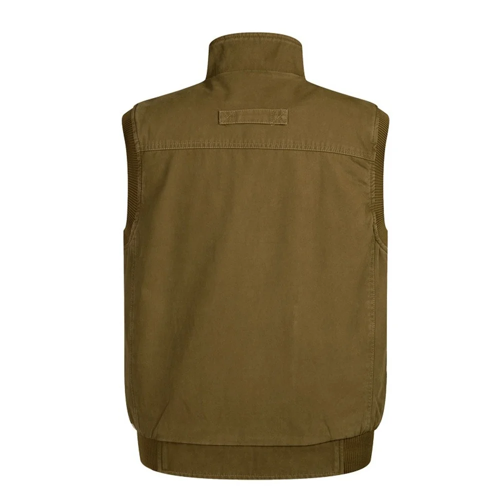 Multi Pocket Outerwear Tool Vest With Many Pocket Spring Autumn New Male Casual Cotton Photographer Work Baggy Sleeveless Jacket
Multi Pocket Outerwear Tool Vest With Many Pocket Spring Autumn New Male Casual Cotton Photographer Work Baggy Sleeveless Jacket