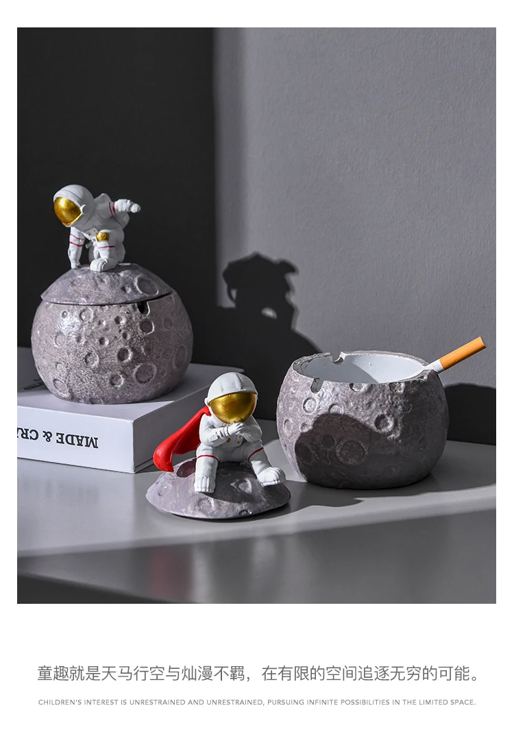 2021Funny Ashtray Astronaut Ashtray Creative Personalized Ashtray Resin Desktop Astronaut Ornament Desktop Gift for Boyfriend
2021Funny Ashtray Astronaut Ashtray Creative Personalized Ashtray Resin Desktop Astronaut Ornament Desktop Gift for Boyfriend