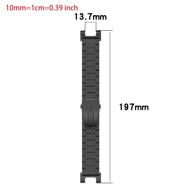 Replacement Bracelet Wristbands Stainless Steel Metal Wrist Strap Watch Band for -Amazfit T-Rex / -Amazfit T-Rex Pro
Replacement Bracelet Wristbands Stainless Steel Metal Wrist Strap Watch Band for -Amazfit T-Rex / -Amazfit T-Rex Pro
