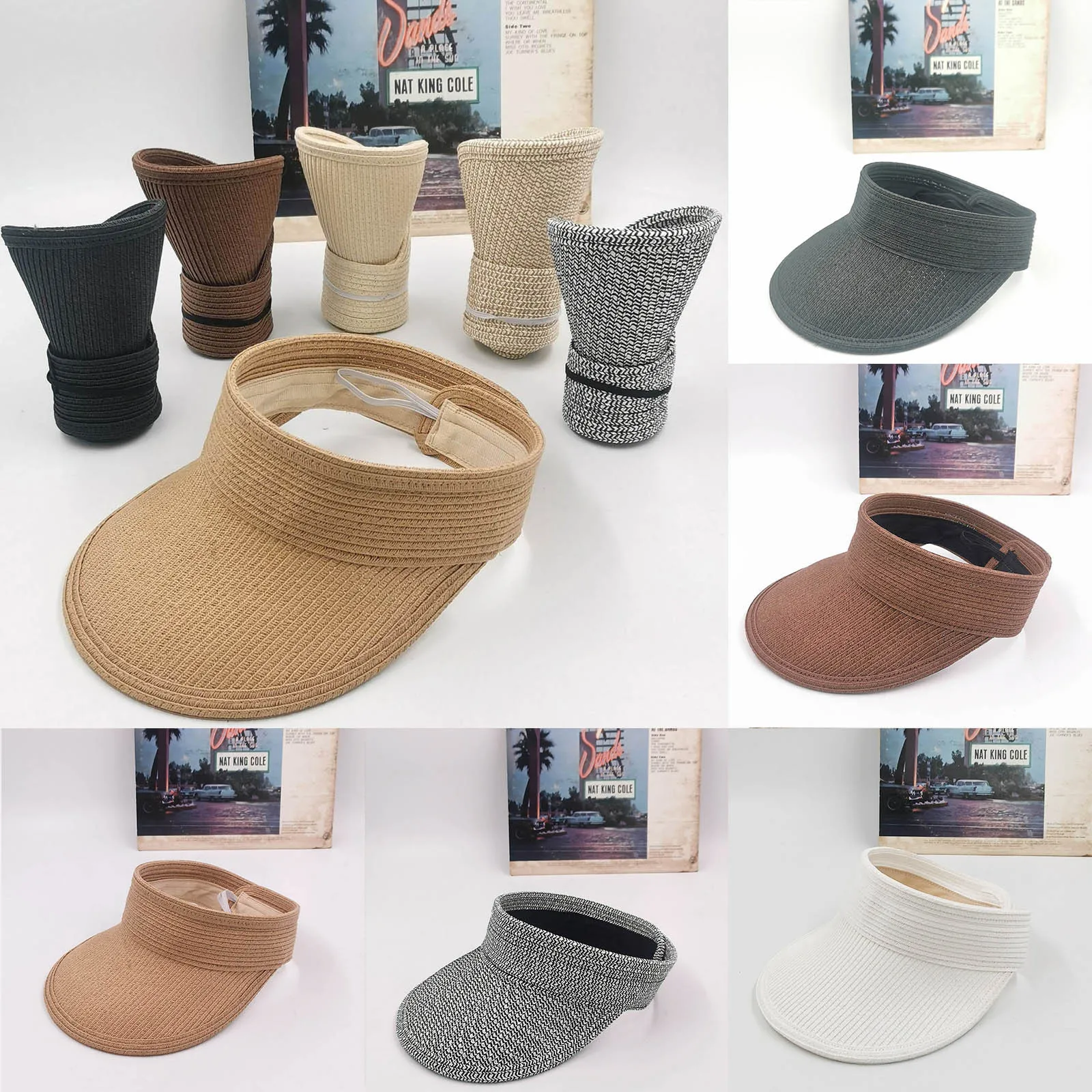 Women Fashion Sun Hats Straw Hat Conciseness Wide Rollable Drafting Hat Sun Hat Beach Hat Chapeau De Paille Панама 2021
Women Fashion Sun Hats Straw Hat Conciseness Wide Rollable Drafting Hat Sun Hat Beach Hat Chapeau De Paille Панама 2021