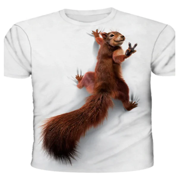 Men's T-shirts T-shirts 3D printing graphic squirrel print short-sleeved daily tops Streetwear exaggerated white blue red
Men's T-shirts T-shirts 3D printing graphic squirrel print short-sleeved daily tops Streetwear exaggerated white blue red