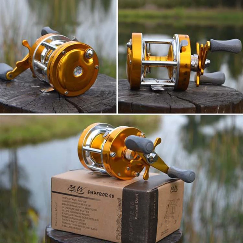 Baitcasting Reel CL-40 Boat Sea Casting Fishing Reel 2+1BB Drum Wheel Metal Left/Right Handle Free Shipping YL15
Baitcasting Reel CL-40 Boat Sea Casting Fishing Reel 2+1BB Drum Wheel Metal Left/Right Handle Free Shipping YL15